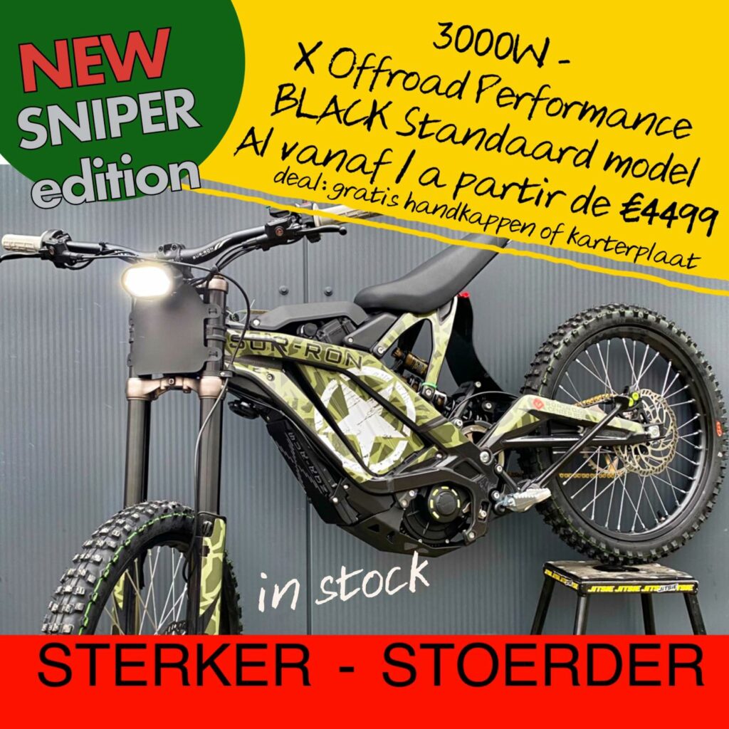 Surroncenter.be nieuwe stock Surronspecialist Sniper edition 2