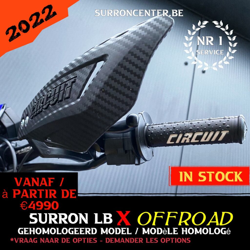 Surroncenter.be Endurofun Surronspecialist Surron Circuit grips - handguards