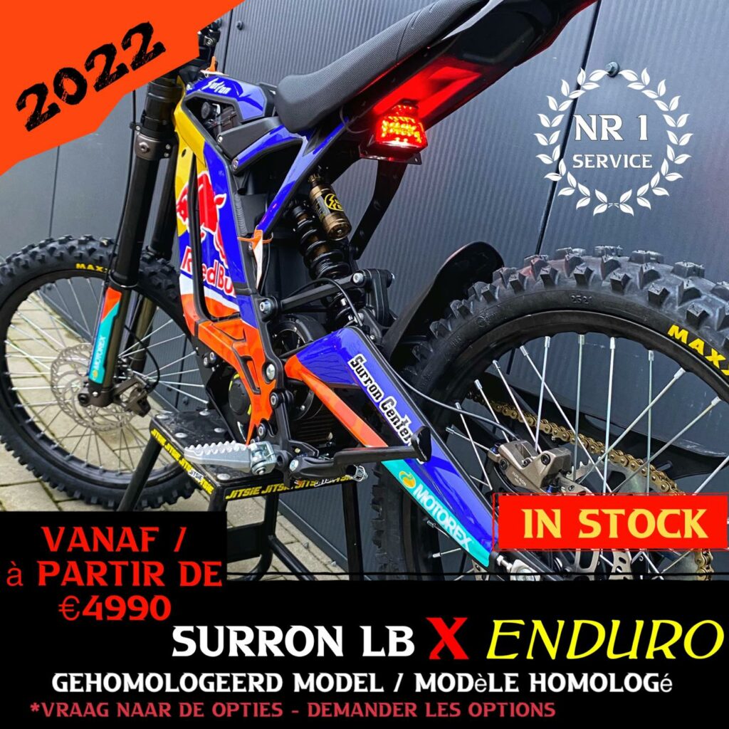 Surroncenter.be Endurofun Surronspecialist Surron Redbull limited edition Enduro-1