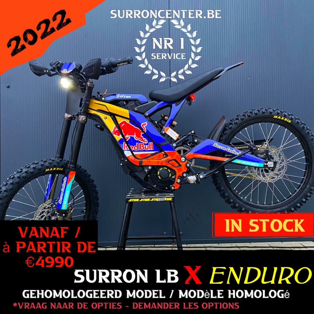 Surroncenter.be Endurofun Surronspecialist Surron Redbull limited edition Enduro
