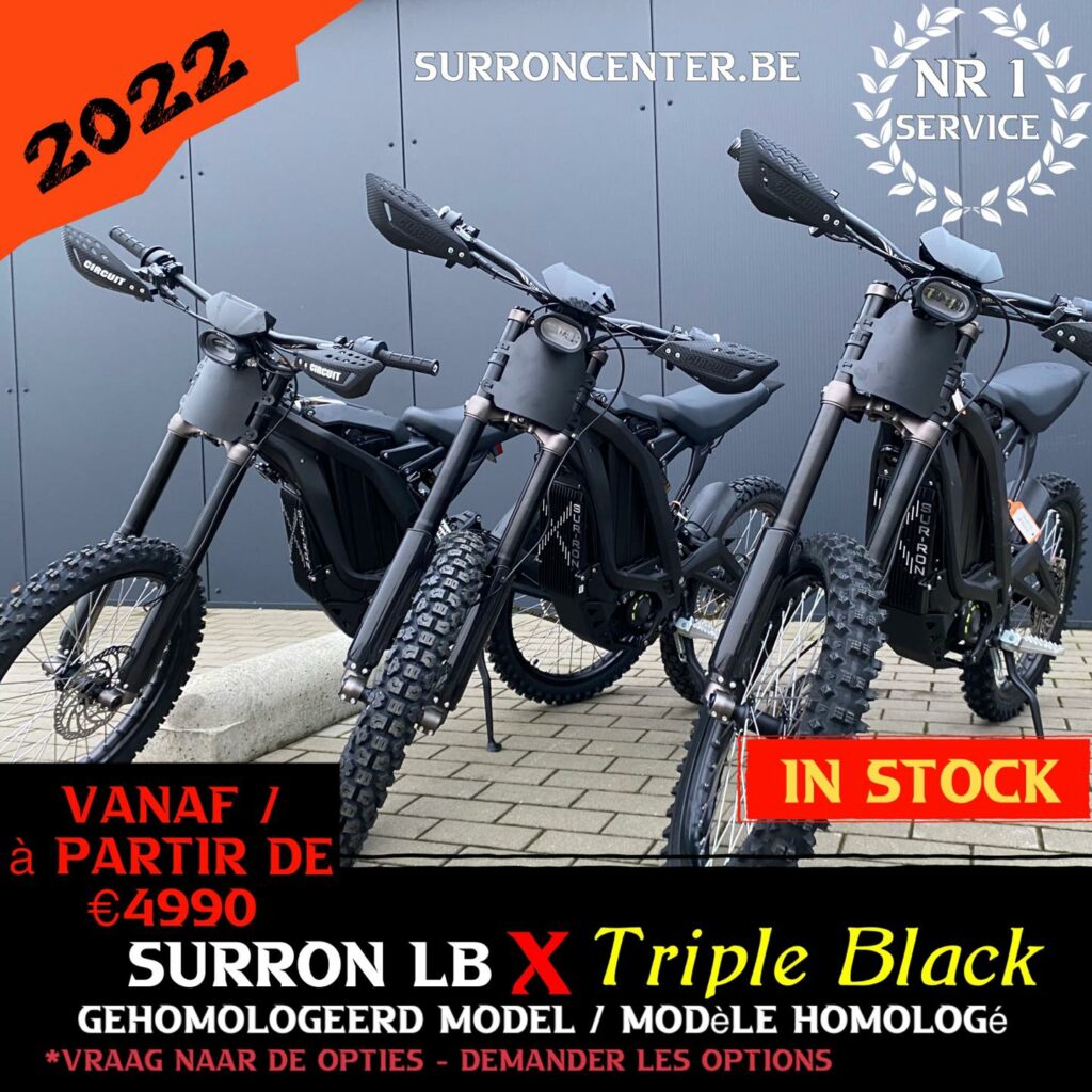 Surroncenter.be Endurofun Surronspecialist Surron Triple Black